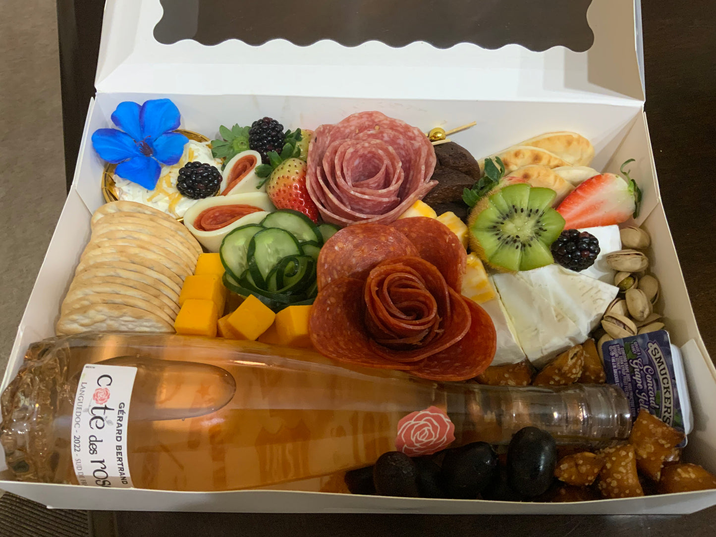 Charcuterie Wine Box